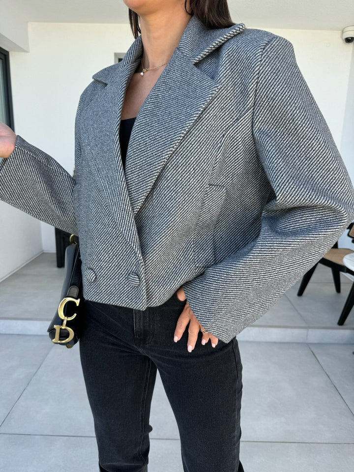 Ladies Elegant Slim-Fit Blazer Jacket Lune London