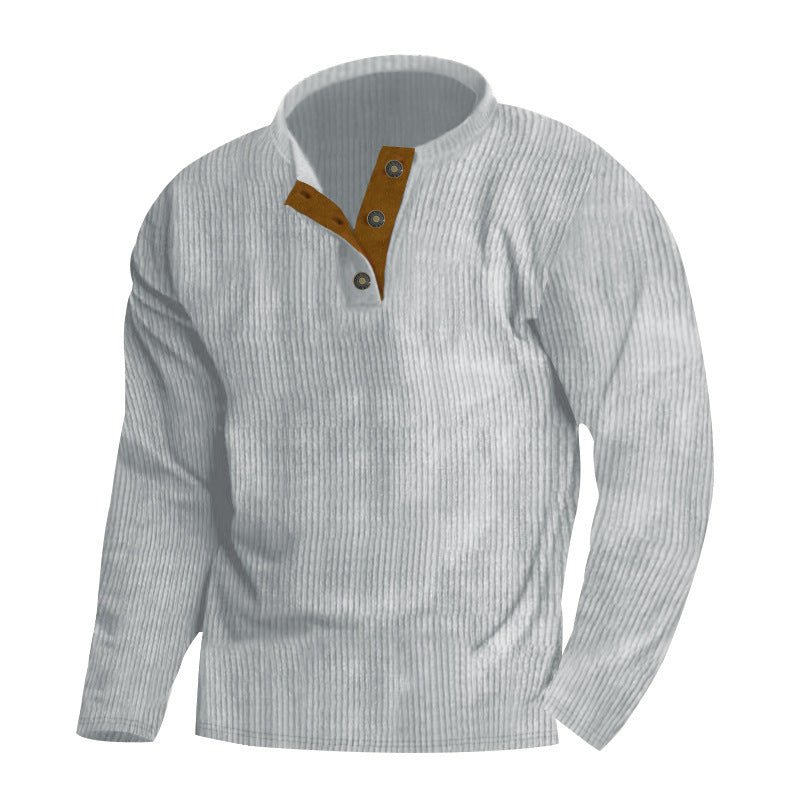 Comfortable knit sweater for men with an innovative button design and a soft material Lune London