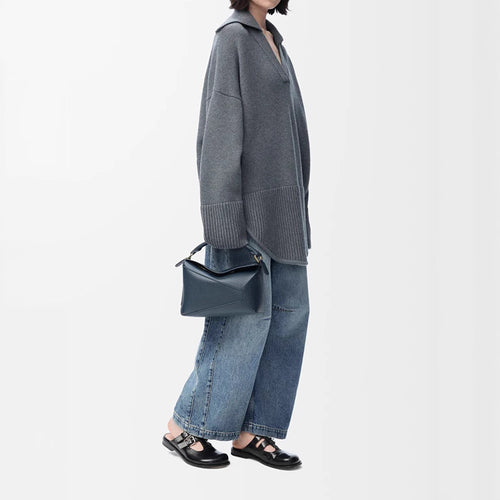 Denim jeans for women loose fit with high waist and relaxed cut Amarae