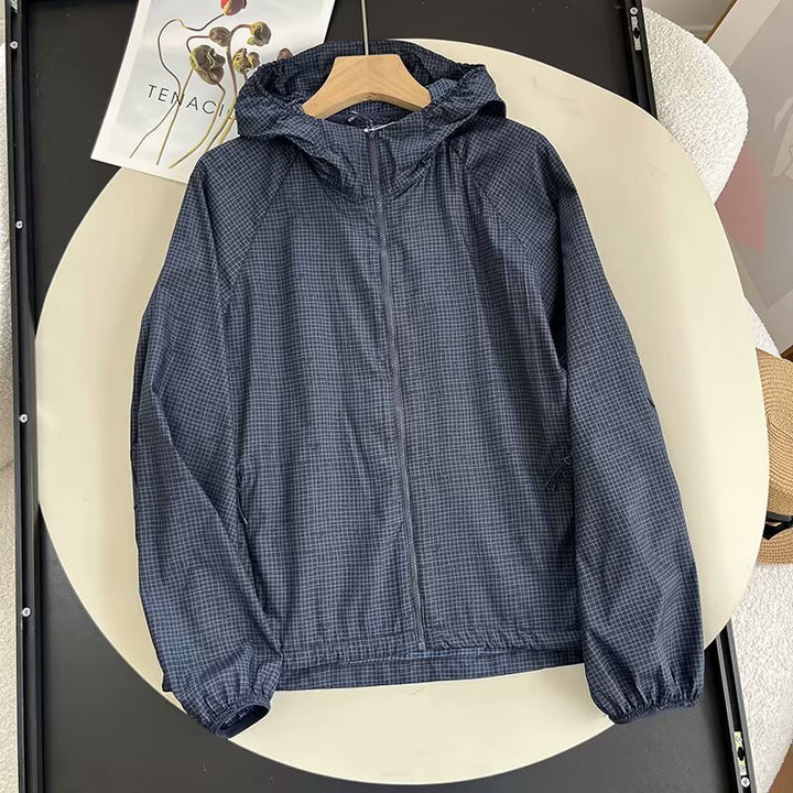 Veste de transition femme coupe-vent avec col à capuche ajustable Chic & Stil