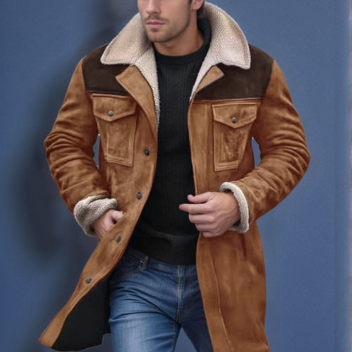 Men’s Lambskin Utility Jacket with Large Pockets | Amarae