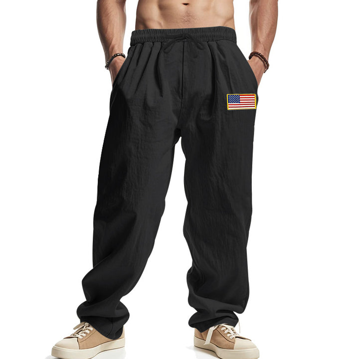 Casual cargo pants for men with adjustable waist and practical side pockets Lune London