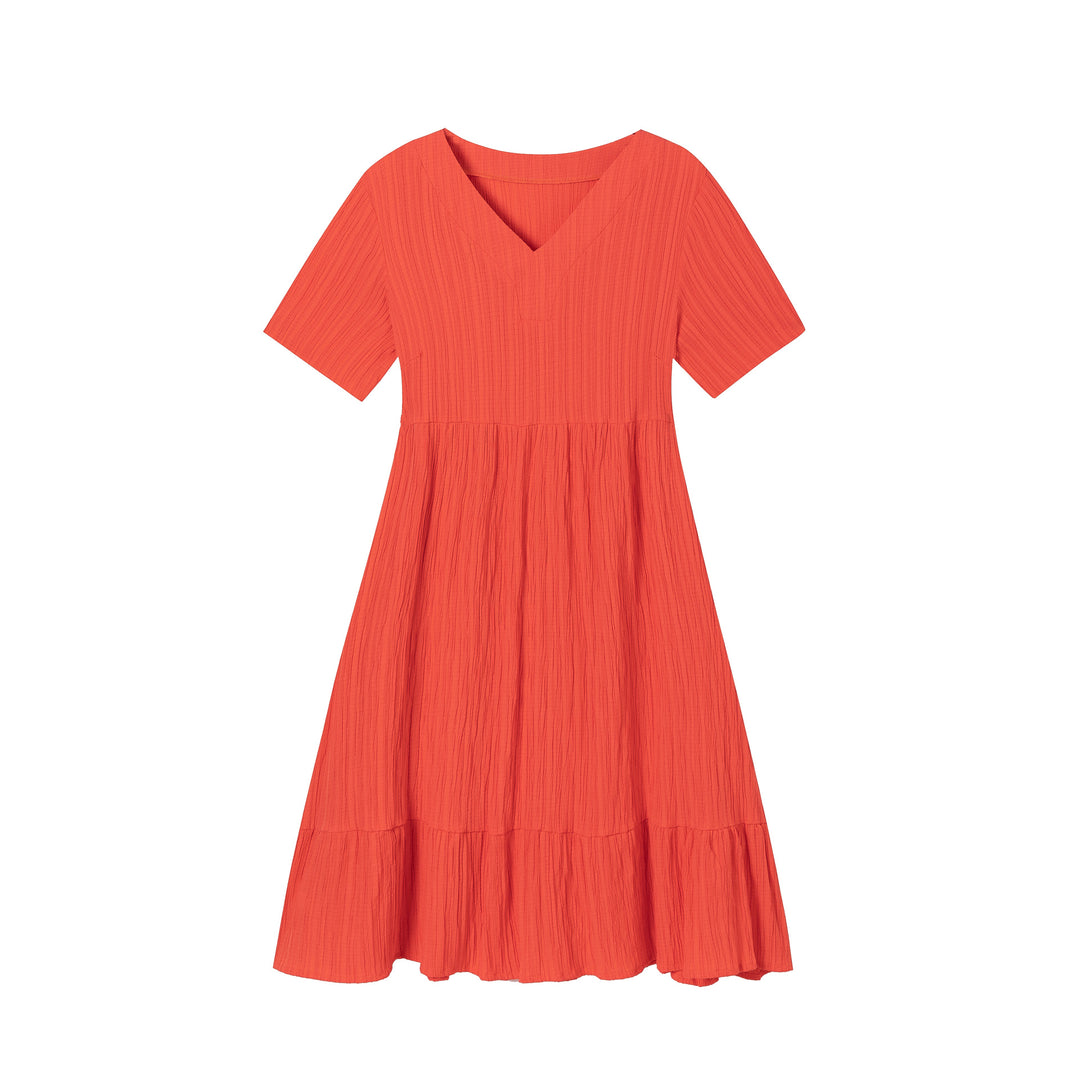 Lune London V-neck Midi Dress for Women