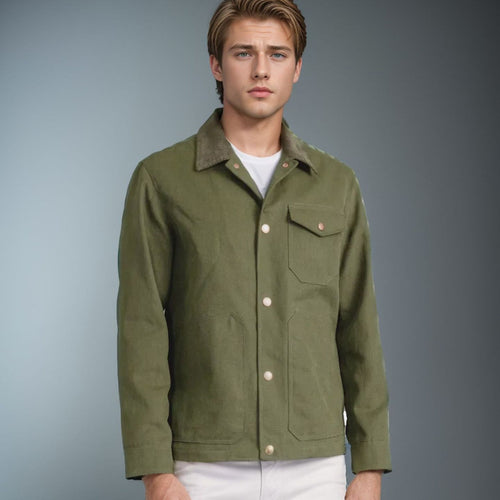 Timeless jacket for men with textured design Amarae