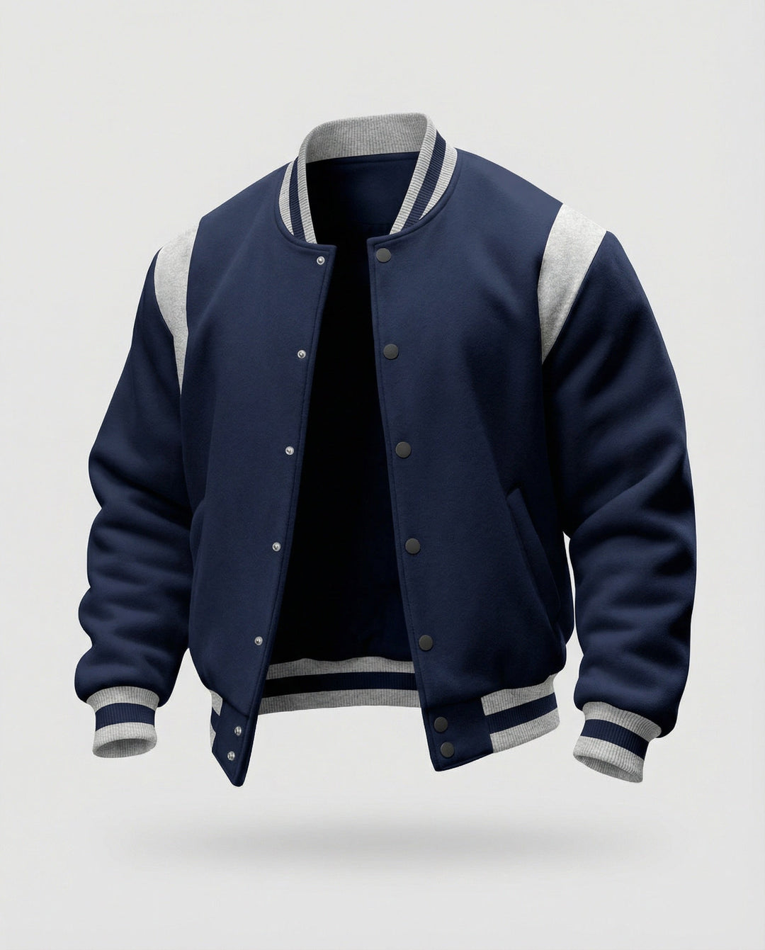 Men's stylish sweatshirt jacket in sporty look