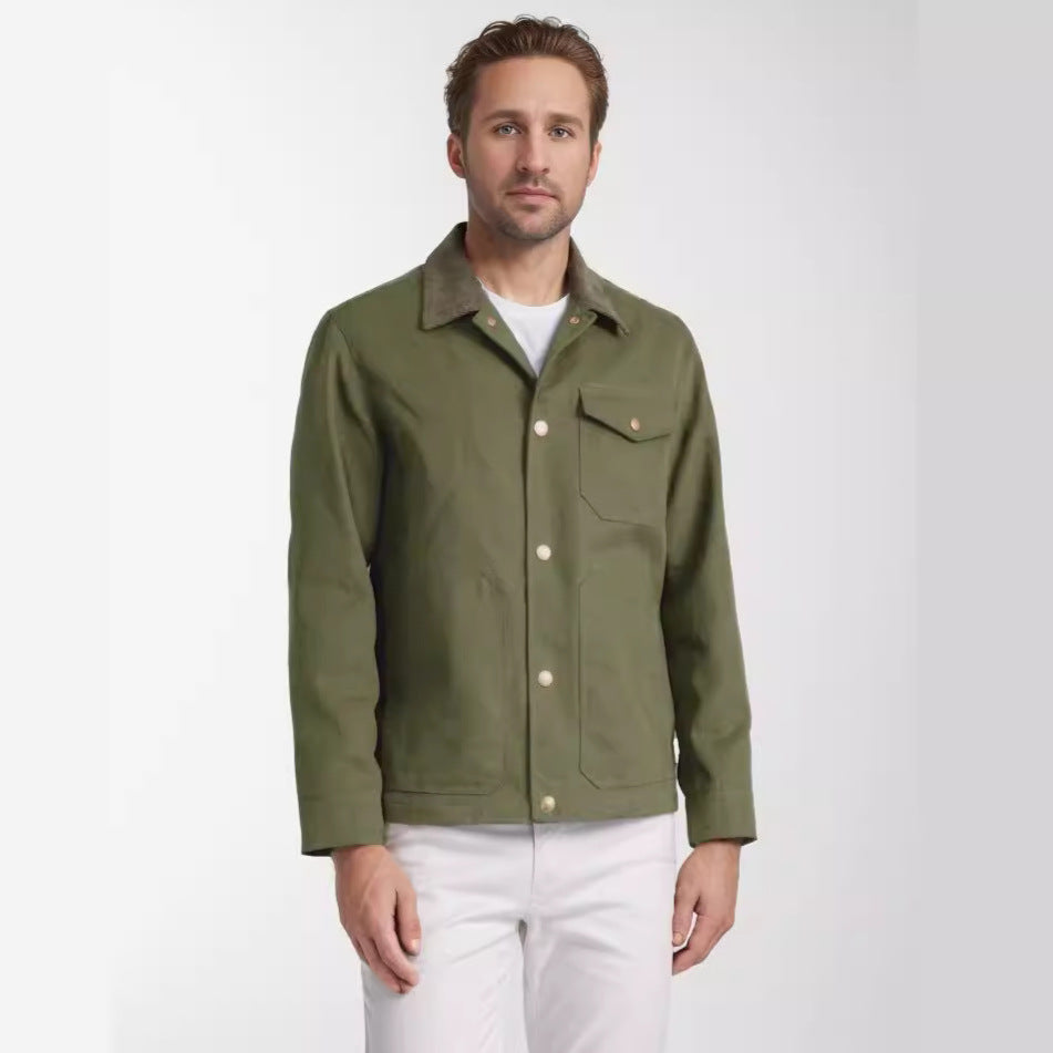 Timeless jacket for men with textured design Amarae