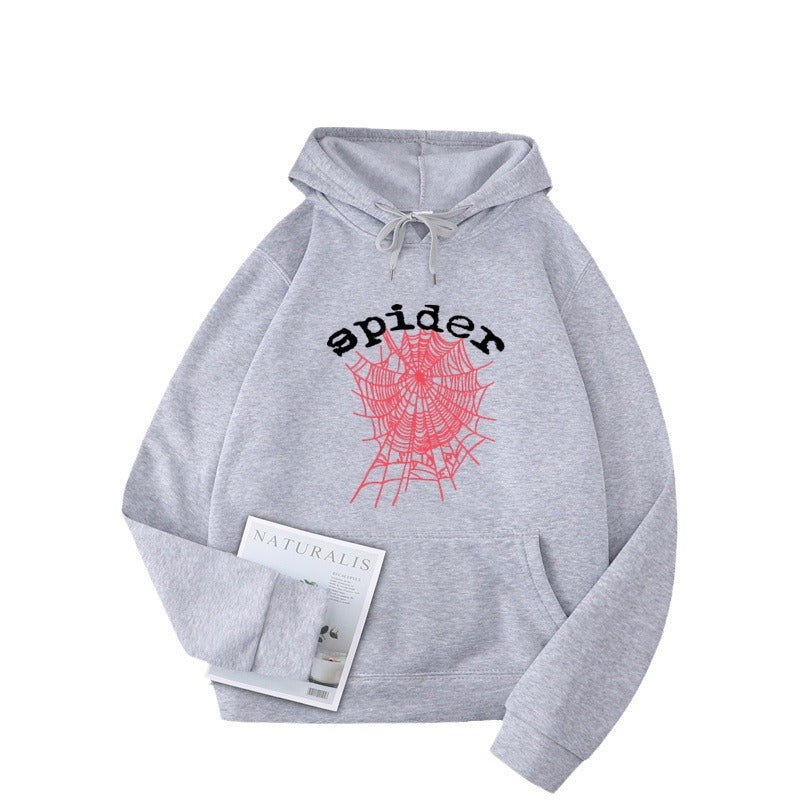 Women's hoodie with creative spider motif Lune London