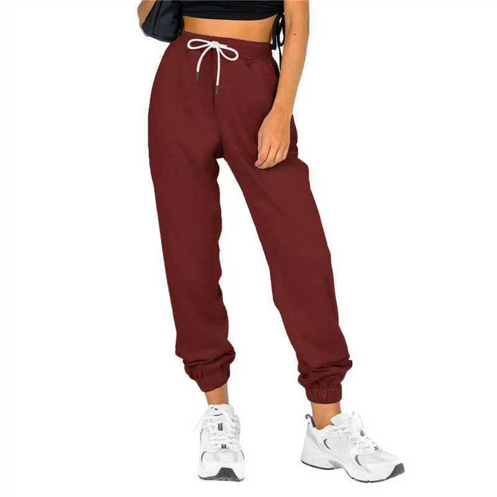 Women Comfortable Relaxed Fit Jogging Pants with Elastic Waistband and Practical Pockets Chic & Stil