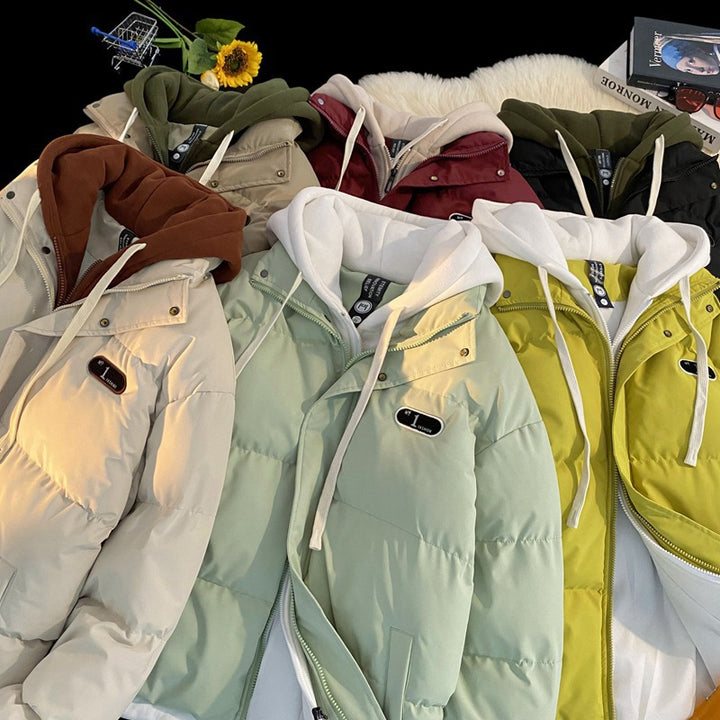 Ladies stylish quilted jacket with integrated hoodie Amarae