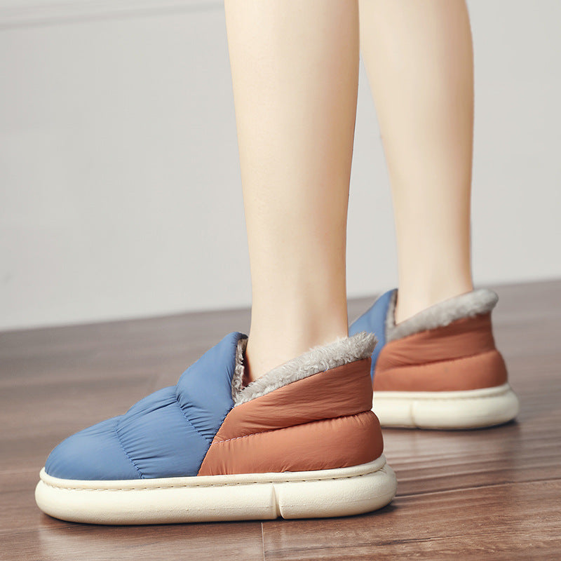 Women's warm slippers with soft lining Lune London