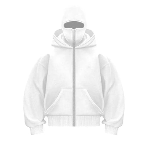 Trendy hooded jacket for women with high collar Amarae