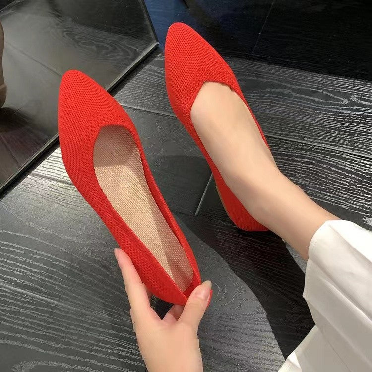Women's Elegant and Breathable Ballet Flats with Flexible Footbed Lune London