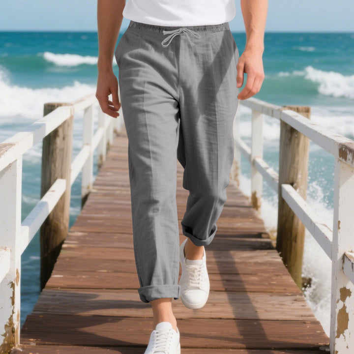Casual beach pants for men in breathable material Lune London