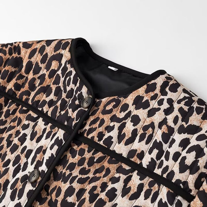Veste de mode pour femmes dans un motif léopard tendance Chic & Stil