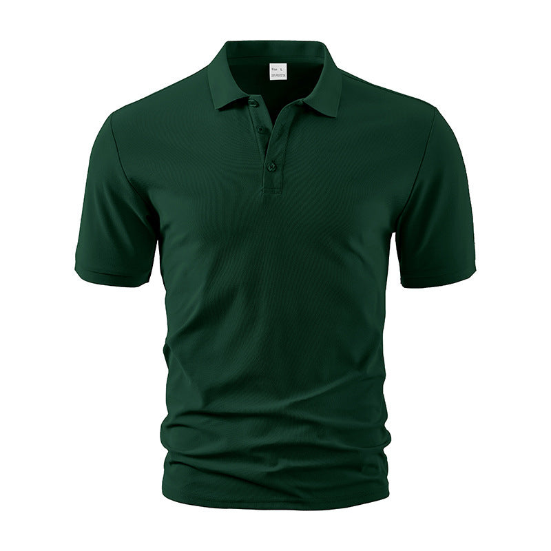 Men's polo in functional breathable material with a modern cut Lune London