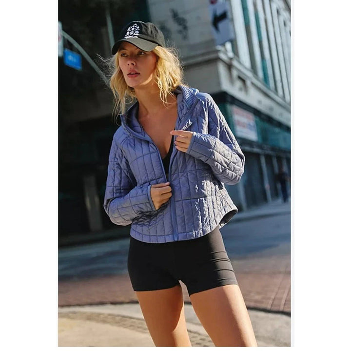 Ladies trendy short quilted jacket Amarae