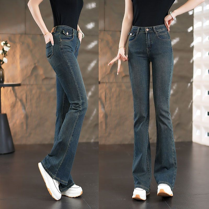 Jeans bootcut taille haute pour femmes avec coupe élégante Chic & Stil