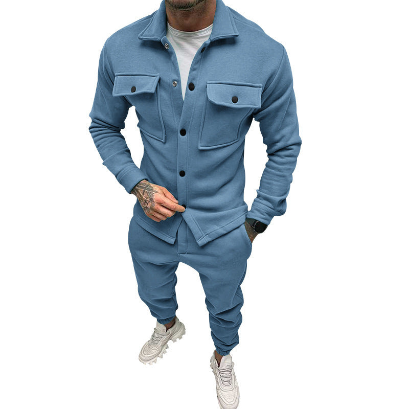 Modern leisure suit for men with practical pockets Amarae