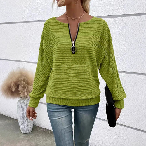Women High-end casual with zipper closure and textured design Amarae