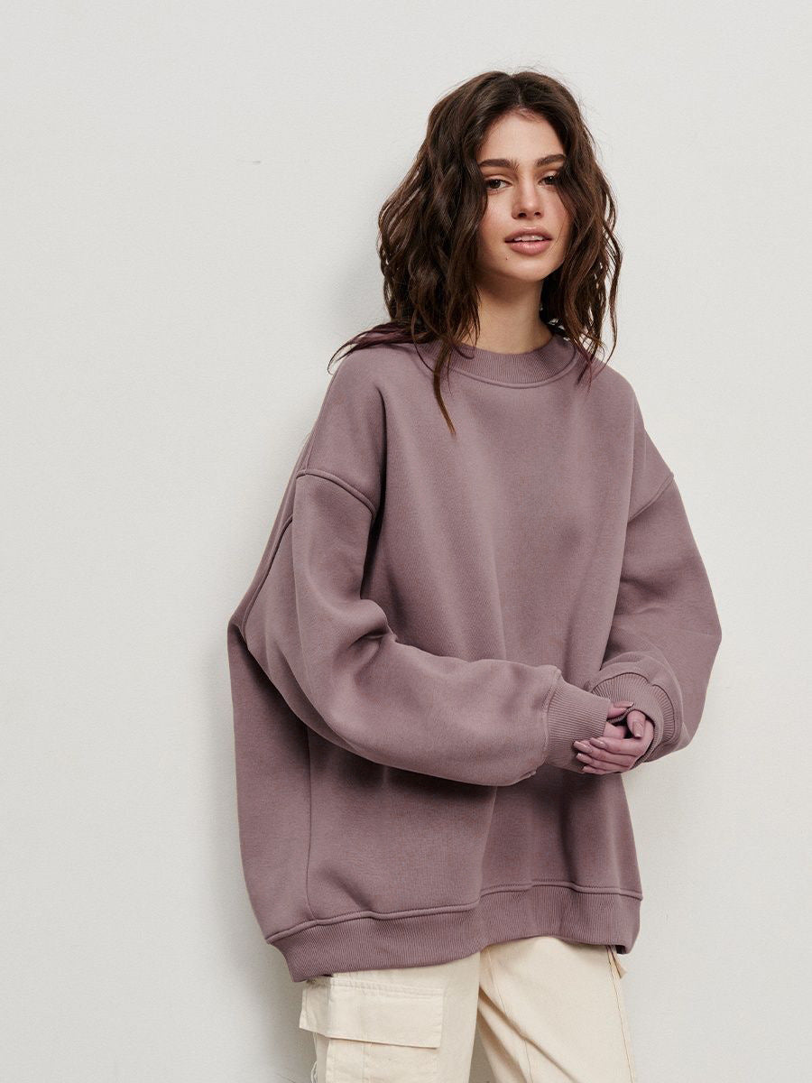 Lune London | Women's Oversized Sweatshirt In Casual Style with Oversized Sleeves and Elastic Cuffs