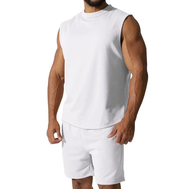 Men's short sleeve athletic set with elastic waistband and modern design Lune London