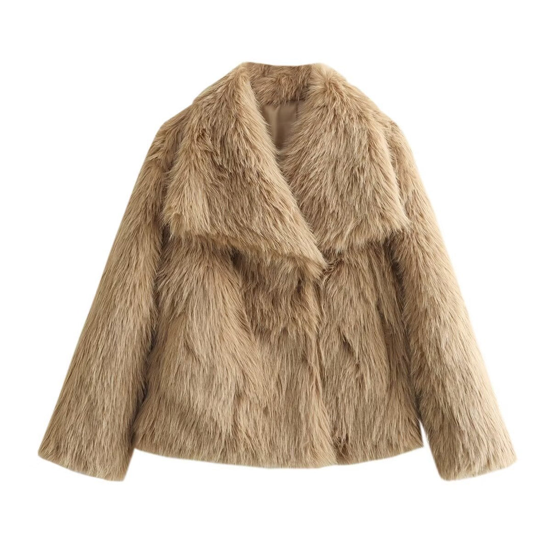 Short fleece jacket for women Amarae
