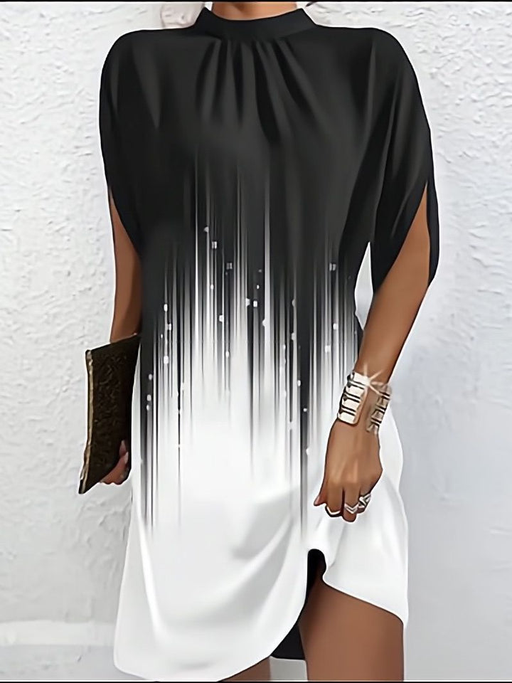 Chic asymmetrical shift dress for women Lune London