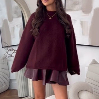 Oversized plush sweater for women with a relaxed fit Lune London