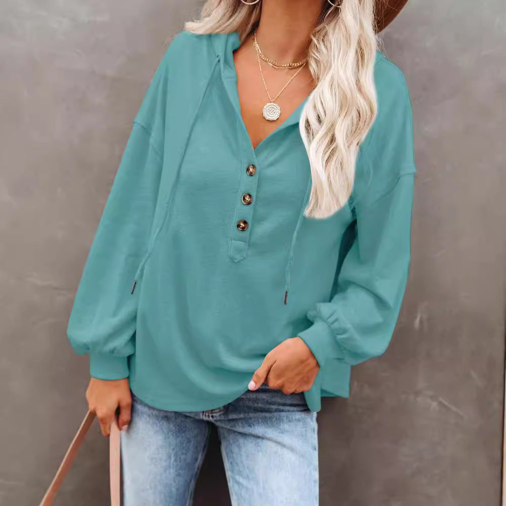 Amarae Women's Casual Hooded T-shirt