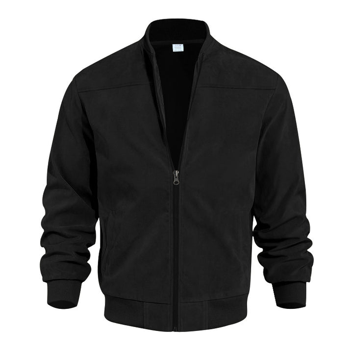 Casual bomber jacket for men in soft material Lune London