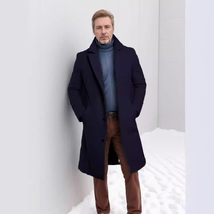 Men's Elegant Wool Coat Amarae