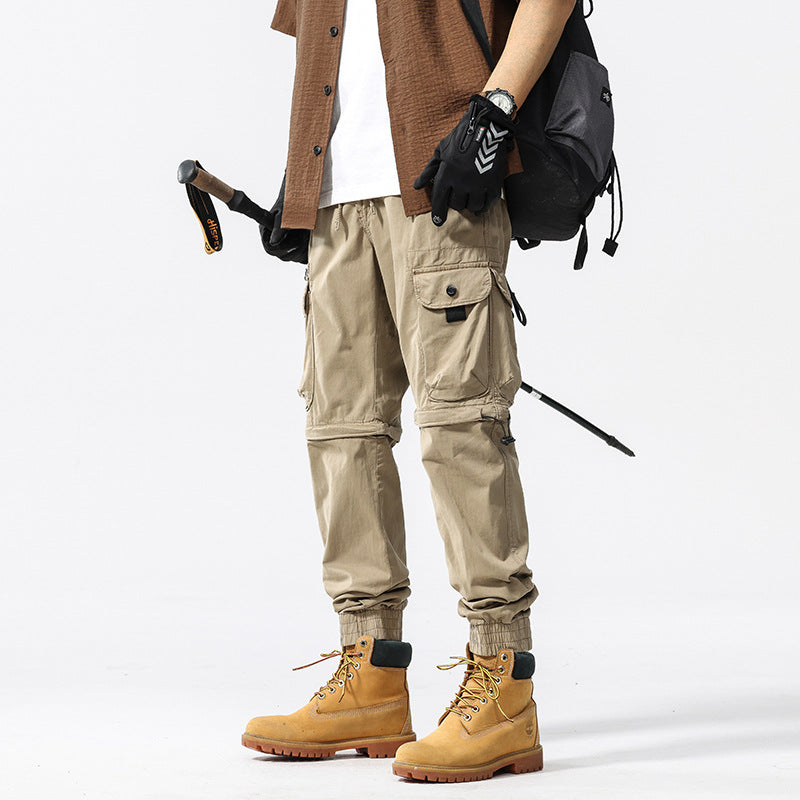 Functional cargo pants for men with adjustable waist and multi-use pockets Lune London