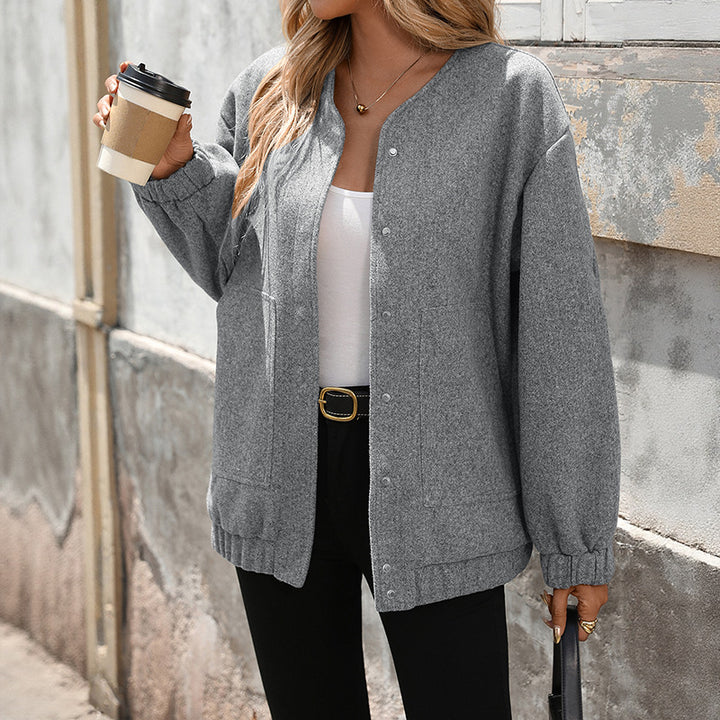 Oversized wool blend jacket for women Lune London