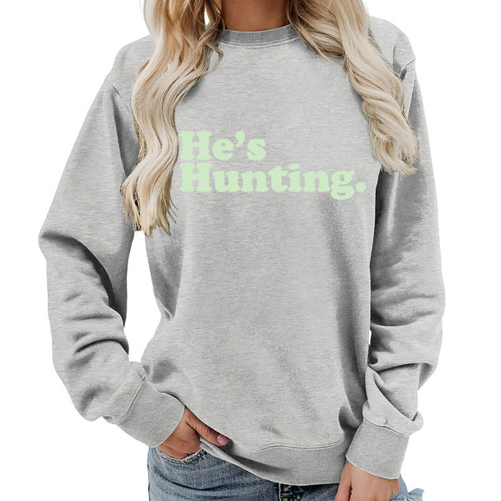 Sweat-shirt pour femmes avec lettrage moderne et coupe décontractée Chic & Stil