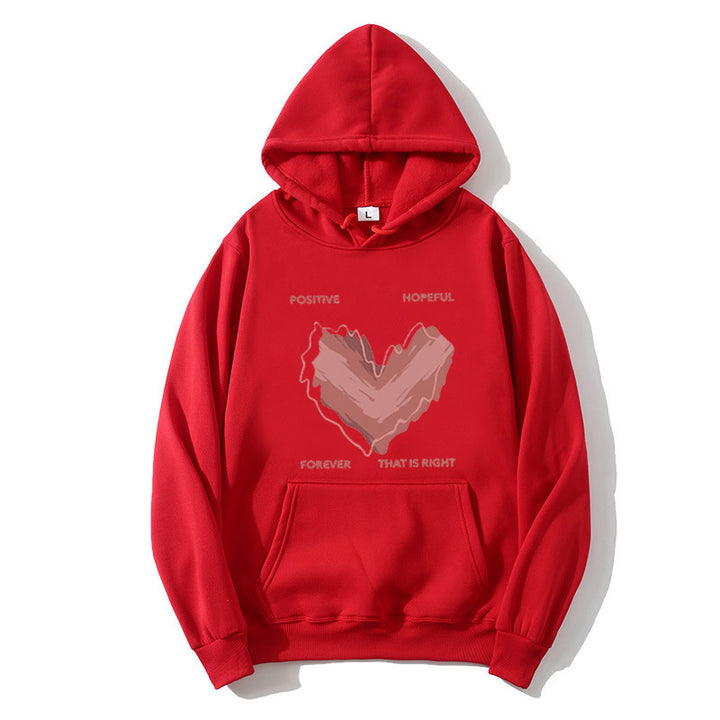 Women's hoodie with inspiring heart motif Chic & Stil