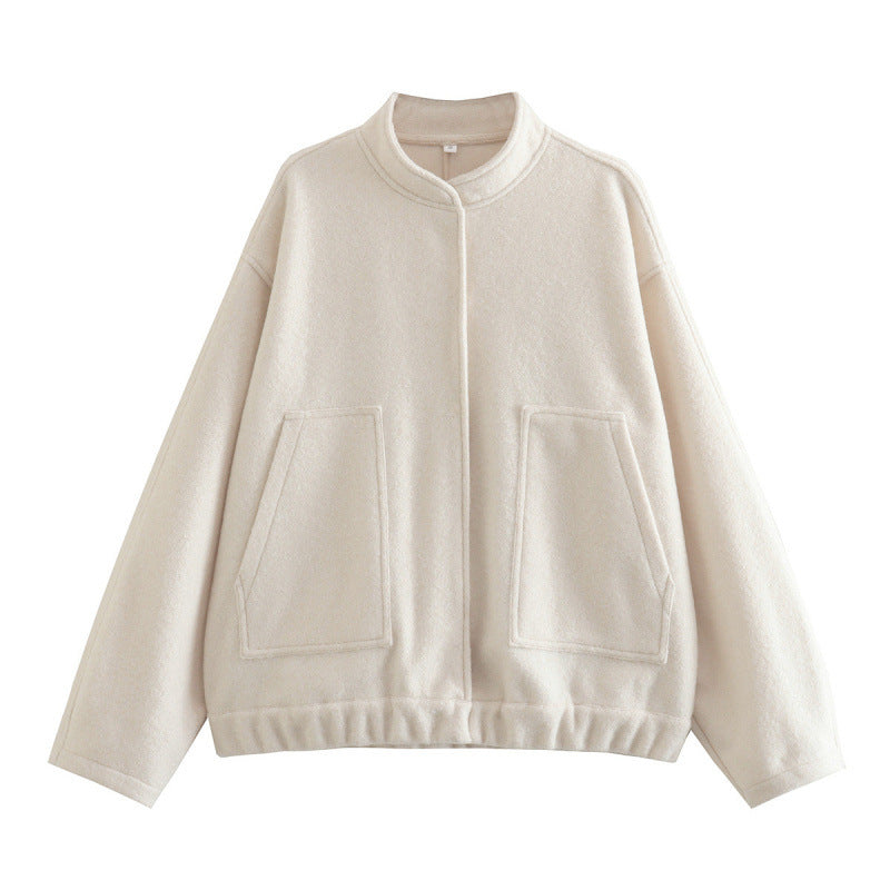 Cool oversized wool blend jacket Women Amarae