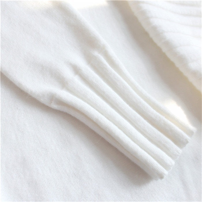 Women's turtleneck sweater with ribbed detail Lune London