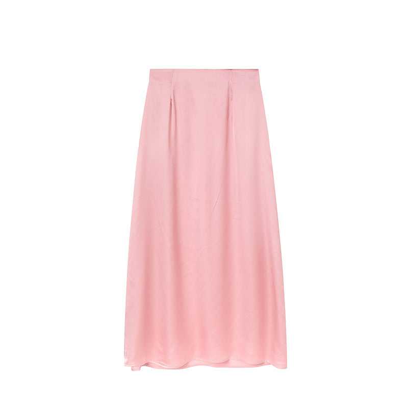 Maxi Skirt in Satin Women Lune London