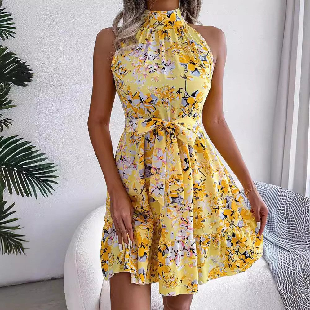 Ladies Floral Lace Dress Lune London