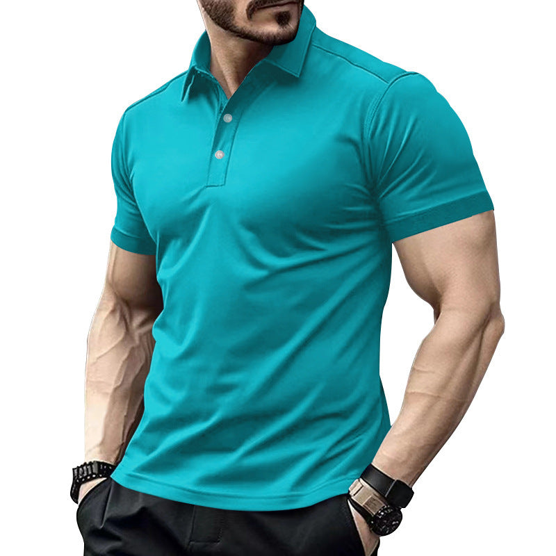 Men's high-quality short-sleeve polo with breathable technology and modern cut Lune London
