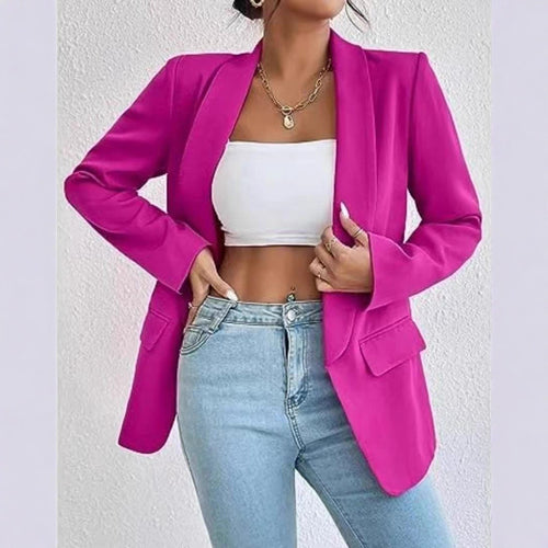 Blazer Élégant Femme à Coupe Ajustée et Col Rabattu Chic & Stil
