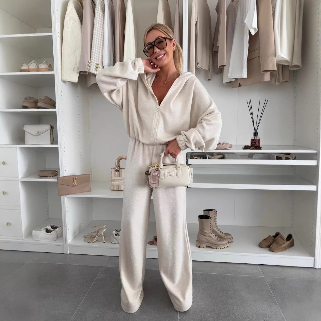 Ladies Oversize Hoodie-Jumpsuit Lune London