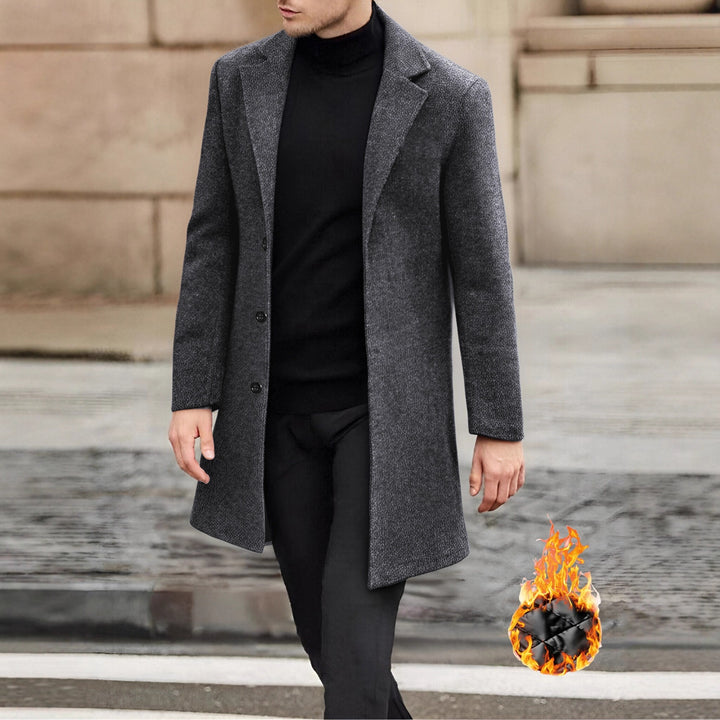 Classic and elegant wool coat for men Lune London