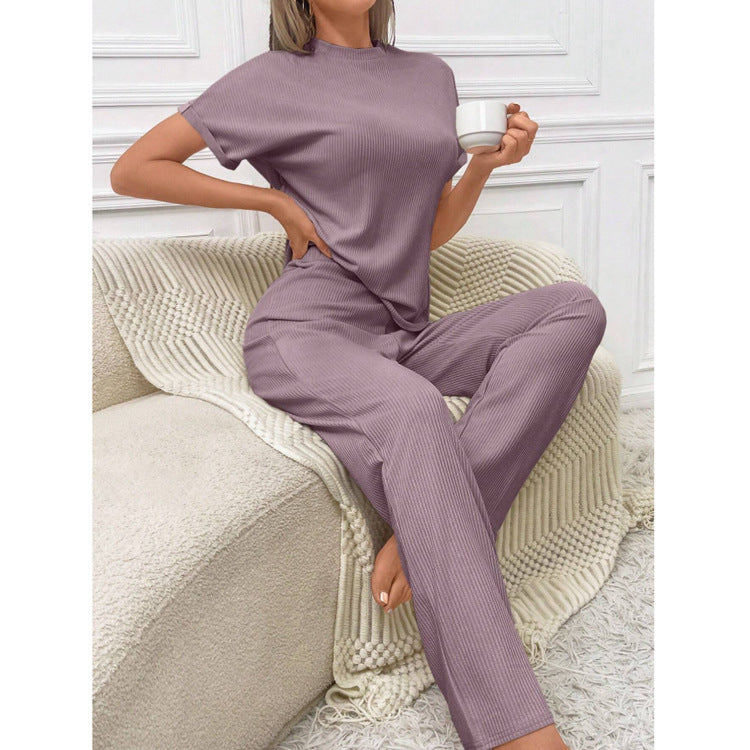 Amarae Ribbed Loungewear Set for Women
