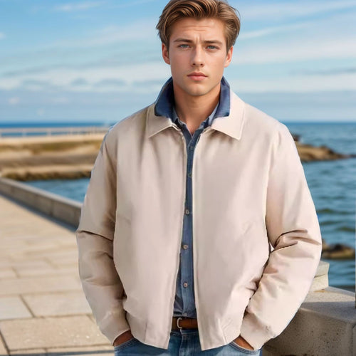 Modern bomber jacket for men with minimalist design Amarae