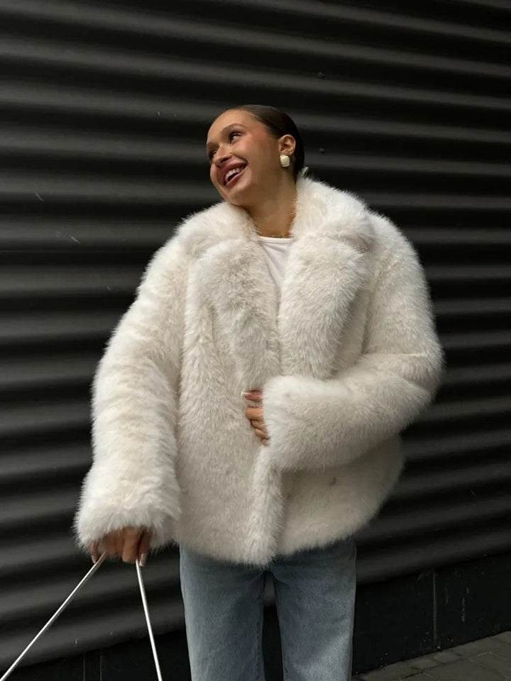 Ladies fleece coat Lune London