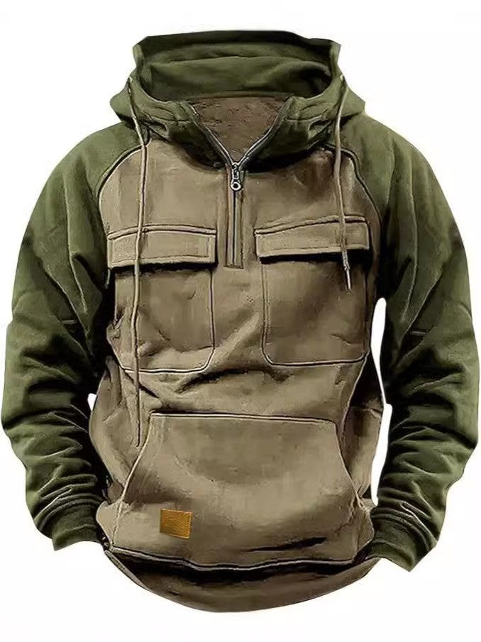 Elegant hoodie for men with functional pockets Lune London