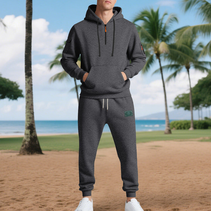 Men's sweatshirt set with practical pockets and drawstring Lune London