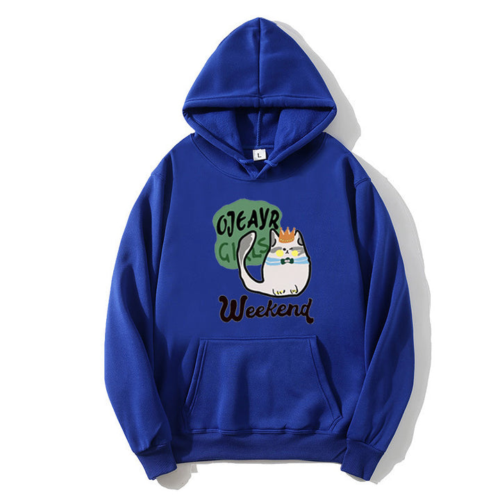 Women's hoodie with playful cat motif Chic & Stil