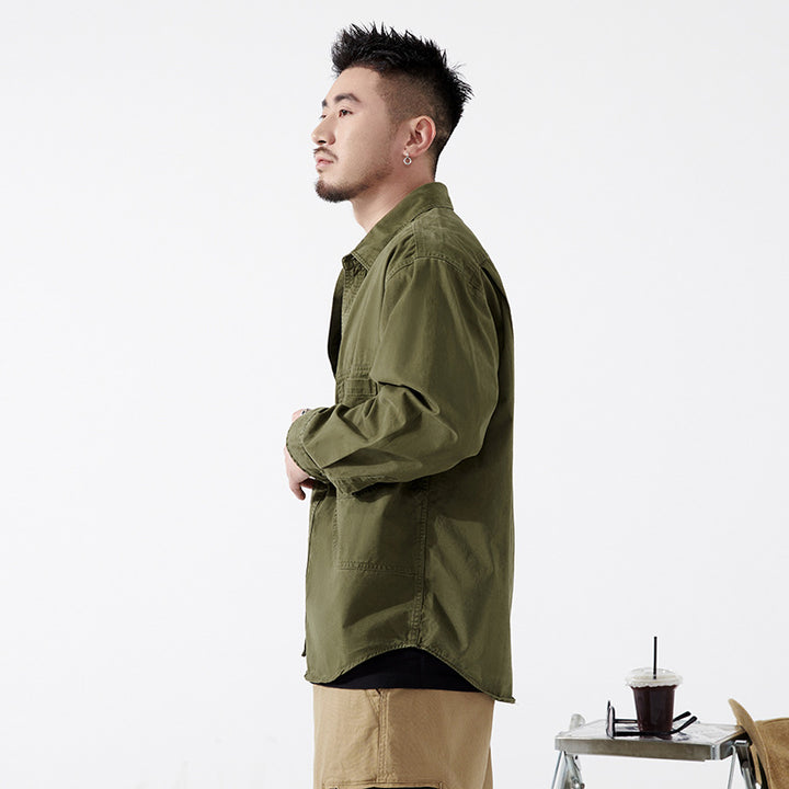 Utility shirt for men with practical pockets Lune London